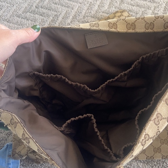 Gucci diaper bag